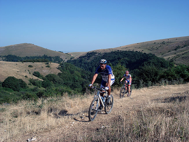 Assisi, Spello and the steep slopes of Mt. Subasio