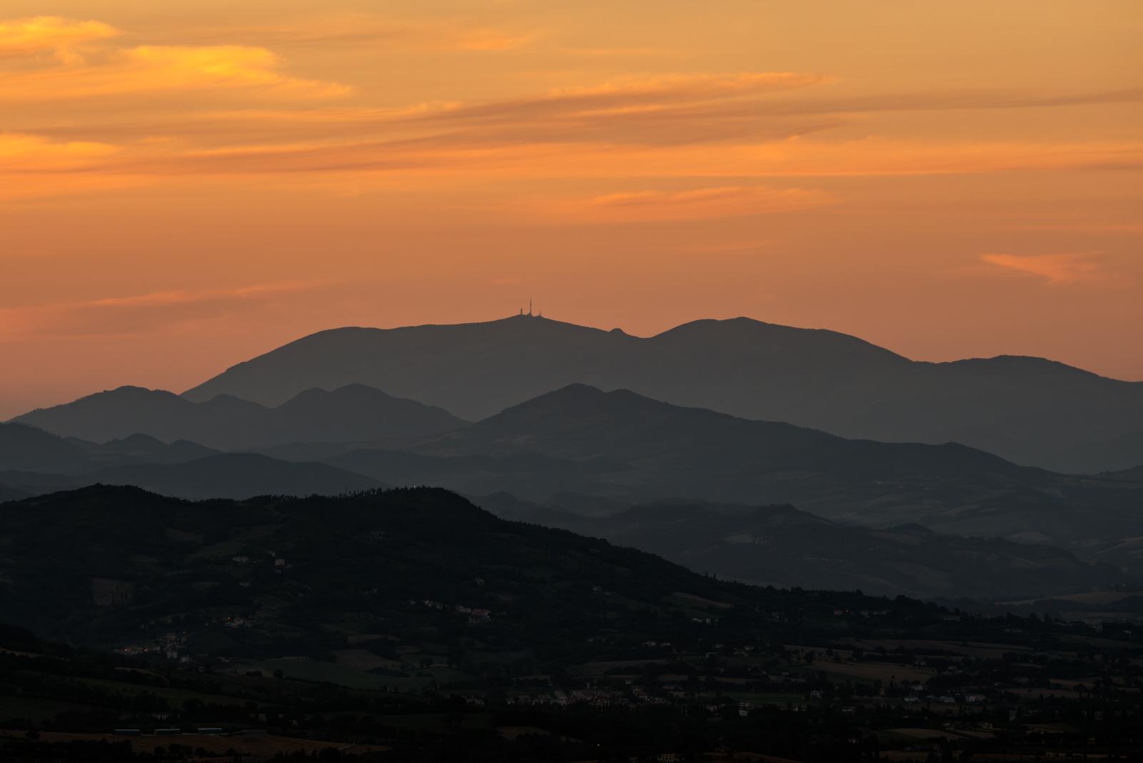 Panorama dal Monte Subasio